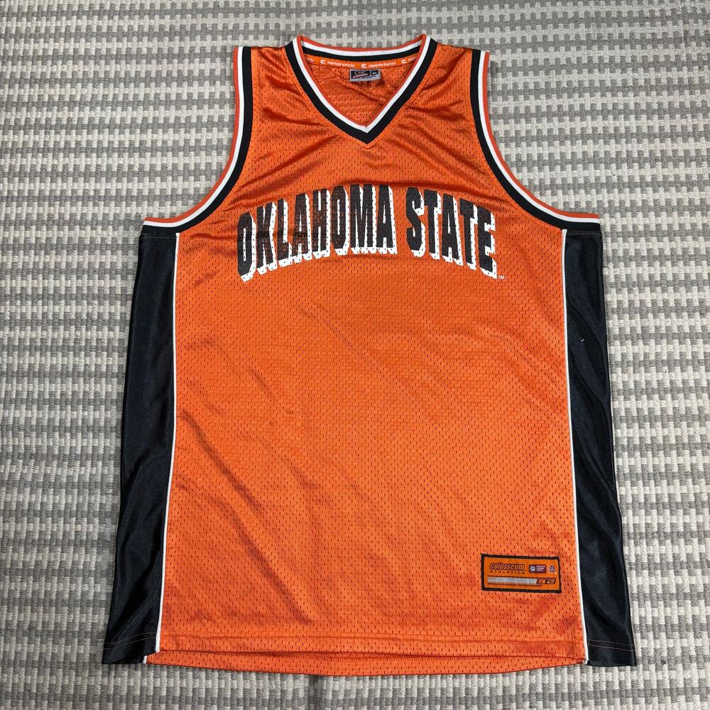 Colosseum‎ Oklahoma State Cowboys #14 Basketball Jersey Orange XL